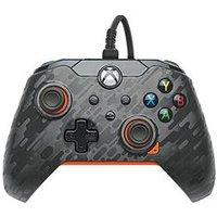 Pdp Wired Controller - Xbox Series X - Atomic Carbon (Grey/Orange Camo)