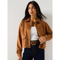 Only Norma Faux Suede Jacket - Multi