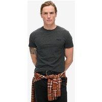 Superdry Essential Logo Embroidered Short Sleeve T-Shirt - Navy