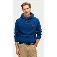 Superdry Essential Logo Pullover Hoodie - Blue