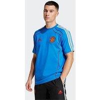 Adidas Mens Manchester United Ubp Tee - Blue