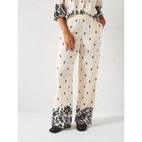Jdy Maggie Life Mid Waist Wide Pant - Cream