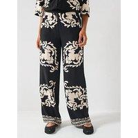 Jdy Maggie Life Mid Waist Wide Pant - Black