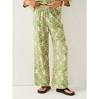 Jdy Troya Life Mid Waist Wide Pants - Multi