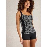 White Stuff Splash Tankini - Black