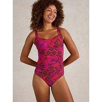 White Stuff Splash Control Swimsuit - Orange