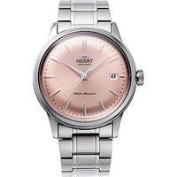 Orient Bambino Automatic 38Mm Salmon Dial Stainless Steel Case And Bracelet