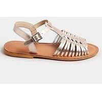 Yours Extra Wide Fit Open Toe Fisherman Sandals