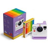 Polaroid Now Gen 3 Purple + Color Film Bundle (8 Photos)