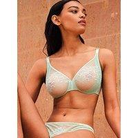 Gossard Glossies Lace Underwired Bra - Brook Green