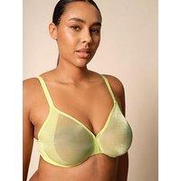 Gossard Glossies Underwired Sheer Bra - Sunny Lime