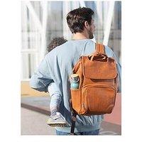 Tutti Bambini Vegan Leather Changing Bag - Brown