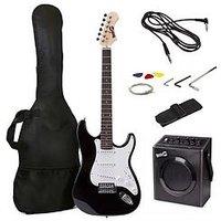 Rockjam Electric Guitar Superkit With 10-Watt Amp, Gig Bag, Picks & Lessons