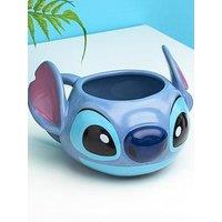 Disney Stitch Face Shaped Character Ceramic Mug - Officially Licensed Lilo & Stitch Drinkware