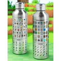 Minecraft Metal Water Bottle - Officially Licensed, Leakproof Travel Bottle For Hot And Cold Beverages, Featuring In Game Items
