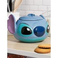 Disney Stitch Cookie Jar - Officially Licensed Disney Shaped Container With Lid, Ideal For Storage, Novelty Disney Kitchenware