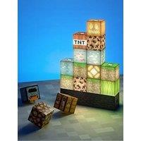 Minecraft Block Building Light - Officially Licensed Merchandise, Building Blocks Night Light, Gaming Bedroom Accessories And D&Eacute;Cor