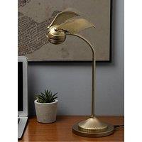 Harry Potter Golden Snitch Posable Desk Lamp - Officially Licensed Harry Potter D&Eacute;Cor, Table For Bedside With Posable Light