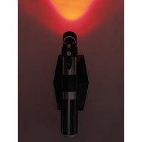 Star Wars Lightsaber Uplighter Wall Light - Darth Vader Sith Red Beam, Officially Licensed Star Wars With Sounds And Night Light Mode