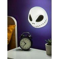 Disney Jack Skellington Mask Light - Officially Licensed Nightmare Before Christmas Bedroom Light, Wall Mountable Or Freestanding