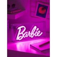Barbie Led Neon Light - Officially Licensed Free Standing Or Wall Mountable Pink Light Sign - Play Makeup Room Accessories And Decor For Bedroom