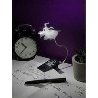 Zero Ghost Dog Clip Book Light - Officially Licensed Nightmare Before Christmas Merchandise, Portable And Flexible Arm With 3 Light Modes For Reading