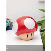 Super Mario Brothers Toad Mushroom Light - Offically Licensed With Level-Up Sound, Collectible Light Up Figure For Gamers