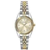 Sekonda Womens Francis Two Tone Stainless Steel Bracelet With Champagne Dial Analogue Watch