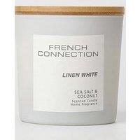 French Connection Linen White Serenity 322G Candle