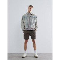 River Island Mayer Stretch Cargo Shorts - Beige