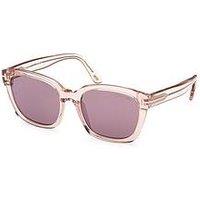 Tom Ford Haylay Square Acetate Sunglasses - Pink