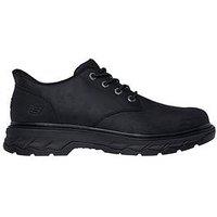 Skechers Lockett- Gustav Slip- Ins Bungee Lace Up Shoe-Black