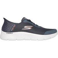 Skechers Hands Up Go Walk Flex Slip-In Trainers- Grey