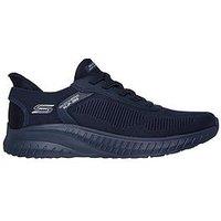 Skechers Bob Squad Chaos Slip- Ins Bungee Trainers - Navy