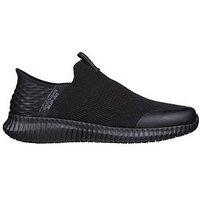 Skechers Cessnock Slip- Ins Work Trainers- Black