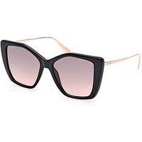 Max&Co Mo0065 Geometric Injected Sunglasses - Shiny