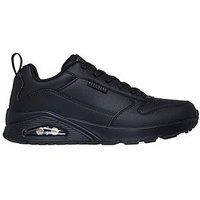 Skechers Uno- Alder Bungee Trainers-Black