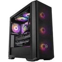 Pcspecialist Fusion 500 Gaming Desktop - Geforce Rtx 5070, Amd Ryzen 7, 16Gb Ram, 1Tb Ssd - Black