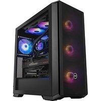 Pcspecialist Fusion 530 Gaming Desktop - Amd Radeon Rx 9070, Amd Ryzen 7, 32Gb Ram, 2Tb Ssd - Black