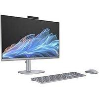 Hp Omnistudio X All-In-One 27-Cs0002Na Desktop Pc - 27In 4K Uhd Antiglare Wled Ips, Intel Core Ultra 5, 16Gb Ram, 1Tb Ssd - Silver - Laptop + Microsoft 365 Family 1 Year