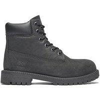Timberland Youth 6 Inch Waterproof Lace-Up Boot - Black