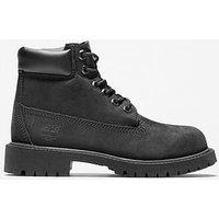 Timberland Junior 6 Inch Waterproof Lace-Up Boot - Black