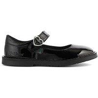 Kickers Junior Adlar Mj Heart Lthr Jf Blk - Black