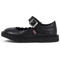 Kickers Toddler Adlar Mj Scallop Lthr If Blk - Black