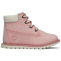 Timberland Toddler Mid Lace Zip Boots - Pink