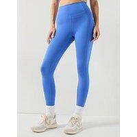 Girlfriend Collective Womens Training Compressive 7/8 Legging - Blue