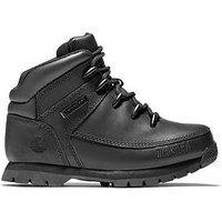 Timberland Youth Mid Lace Boots - Black