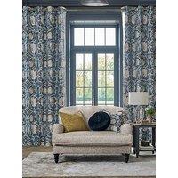 William Morris At Home Pimpernel Blackout Lined Eyelet Curtains