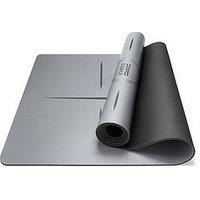 Core Balance Grey Rubber Alignment Yoga Mat