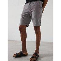 Selected Homme Slim Fit Luton Flex Shorts - Grey